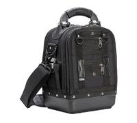 F Fityle Borsa portautensili resistente, organizer per attrezzi, borsa a mano per uomo e donna, porta attrezzi per lavoro, falegnami, costruttori, Nero