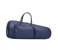 F Fityle Borsa Suona addensata Attrezzatura per zaino Suona Tasca esterna in pelle PU con manico Custodia Suona Borsa per strumenti musicali, Blu
