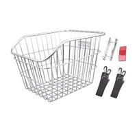 F Fityle Cestino per Bici Posteriore Cestino per Bicicletta Cestino per Bicicletta in Ferro per carichi Pesanti Cestino per Bici in Filo Metallico per Ciclismo