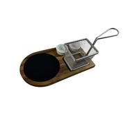 F Fityle Cestino per servire Patatine, Bicchieri per condimenti, Porta Patatine, Cestino Versatile per Snack, Vassoio per antipasti e Formaggi per Cucina da, Style a