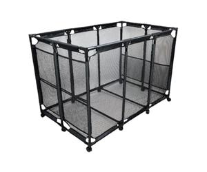 F Fityle Cestino portaoggetti per piscina Contenitore per giocattoli da piscina Contenitore multiuso moderno e semplice per organizzare la rete Contenitore per, Nero