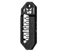 F Fityle Chiave a cricchetto per bicicletta, parti, regalo per la festa del papà, piccolo strumento di riparazione ergonomico, cacciavite a cricchetto per