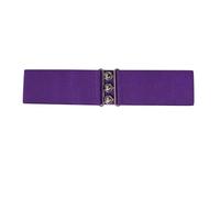 F Fityle Cintura elastica da donna Cintura elegante per le feste, lo shopping, il pendolarismo, VIOLA