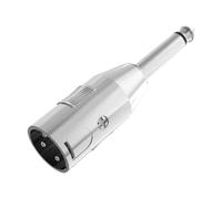 F Fityle Connettore adattatore XLR Convertitore professionale XLR a adattatore maschio da 6,5 mm per trasmissioni in diretta Mixer Microfoni Canto, Maschio