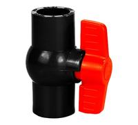 F Fityle Controllo della valvola a sfera in PVC Scollegamento Speguitore Spegnimento della valvola Controllo delle perdite per le perdite per il serbatoio del, Dia 5 Cm Interiore