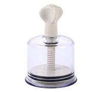 F Fityle Coppettazione Sottovuoto Set Coppette Massaggio Cinese Anticellulite Pompa Manuale Dispositivo Plastica Funzione Twist Adatto a Rilassamento Muscolare, 110x73mm