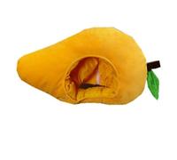 F Fityle Copricapo Peluche Mango Costume Cappello Divertente Accessorio Carino Regolabile Morbido Comodo per Adulti E Adolescenti Adatto per Feste di Halloween Party Tematici Foto Condivisione Social