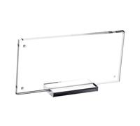 F Fityle Cornice espositiva in Acrilico per Banconote da Un Dollaro, Supporto per Esposizione di valuta, Protezione Premium, Portatile, Resistente, Trasparente