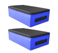 F Fityle Cuscino per Sollevamento Pesi Antiurto Leggero per la Protezione del Pavimento, Cuscino per stacco da Terra Silenzioso per Esercizi di Fitness per, Blu Nero