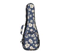 F Fityle Custodia da trasporto per ukelele Protezione impermeabile Imbottitura spessa per tenore da concerto soprano, Blu da 23 pollici