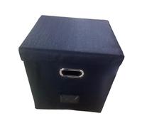 F Fityle Custodia per dischi in vinile da 12 pollici Custodia per dischi Custodia per etichette trasparenti Tasca per carte Custodia per il trasporto di musica, Nero