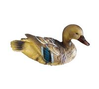 F Fityle Decorazione Galleggiante per con Anatre, Decorazione da Giardino, Statua di Anatra, centrotavola, Collezione di sculture di Animali, Giallo