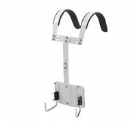 F Fityle Drum Stand Imbracatura per Cassa Supporto per Tamburo Sostegno Rullante Telaio Metallo Distribuzione E Controllo Del Adatto a Bande Studentesche, Argento
