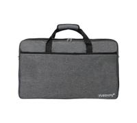 F Fityle Effetti della chitarra per pedal Scheda Borsa di stoccaggio Borsa di stoccaggio ispessito Multifunzione Caspa con cerniera a pedale Carry Case per le, 52x32x12.5cm
