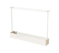 F Fityle Espositore da Terra per Racchette da Badminton, espositore da Terra per Racchette da Tennis, Organizer per casa, ripostiglio, Palestra, Bianco