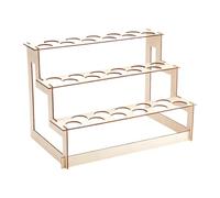 F Fityle Espositore per coni gelato, porta coni da dessert, 33 fori, porta cupcake minimalista per feste al ristorante