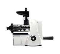 F Fityle Estrattore di Succo Manuale a manovella, spremiagrumi, utensile da da Usare, estrattore di Succo Fresco efficiente per Campeggio, Bianco