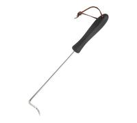 F Fityle Gancio per girarrosto per Carne, Utensili da Cucina, Accessorio Portatile per Grigliare Il Cibo del Barbecue per friggere, Girare, Grigliare, S Black