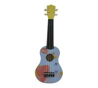 F Fityle Giocattolo chitarra ukulele per bambini, 21 pollici, ukulele in legno classico, giocattolo educativo precoce, giocattolo musicale Montessori da 21, Blu