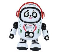 F Fityle Giocattolo musicale per bambini Danza Giocattolo da passeggio Apprendimento divertente Creativo multifunzionale con musica e luce per regali di, Panda Spaziale