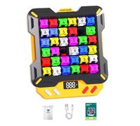 F Fityle Gioco Sudoku Elettronico Matematica Mentale Elettronica Rompicapo da Viaggio Portatile Gioco Luminoso da Scrivania Adatto a Studenti Casa, Nero