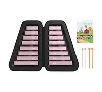 F Fityle Glockenspiel Xilofono note Facile da suonare Educazione per bambini Giocattolo musicale Intrattenimento Portatile professionale per bomboniere, ROSA