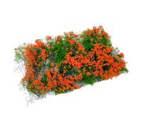 F Fityle Gruppo di Fiori a grappolo, ciuffo d'erba, arbusti di Pianura Artificiali, Gruppo di vegetazione a ciuffo per diorami di paesaggi ferroviari su, Orangina