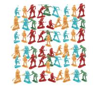 F Fityle Kit di Modelli di Soldati in Scala 1/35 da 50 Pezzi, Miniature di Personaggi, Diorama, Layout, Collezione d'Arte per Bambini e Adulti, per Scene