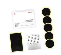 F Fityle Kit di Riparazione per camere d'Aria per Bici, Toppe di Riparazione, Strumento Premium, Sostituzione compatta con Scatola portaoggetti,