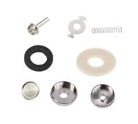 F Fityle Kit di riparazione per tromba Parti convenienti Pratiche Migliora la fluidità Facile da installare Rondelle di feltro Sostituisci la riparazione del