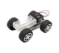 F Fityle Kit Modello di Auto Ruote motrici Fai da Te, Giocattolo educativo, Puzzle 3D, Regali, Decorazioni per la scrivania, Kit per esperimenti
