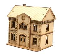 F Fityle Kit Modello di Edificio Europeo in 1/72, Non assemblato, Fatto a Mano, Regalo Decorativo, Giocattolo per Hobby, Modello di architettura di Una