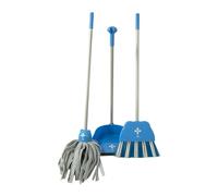 F Fityle Kit Scopa Giocattolo Bambini Set Mini Attrezzi Simulazione Educazione per Sviluppo Immaginazione Adatto Bambini Gioco, rosso 3pz