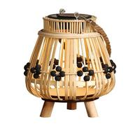 F Fityle Lanterna Solare Portatile, Luce Solare, Multifunzione, da Appendere al Balcone, Lampada da Tavolo, per Esterna