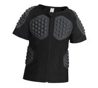F Fityle Maglietta a compressione antiurto per bambini, anti-collisione, leggera, professionale, per andare in bicicletta, multifunzionale, manica corta, Size S