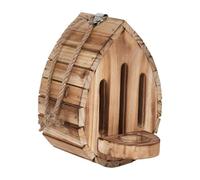 F Fityle Mangiatoia in Legno per casetta per Farfalle con, Decorazione per Uccelli, casetta per Farfalle appesa, Nido per Prato, Patio, Cortile
