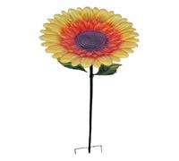 F Fityle Mangiatoia per Uccelli, Decorazione da Giardino, Contenitore Creativo, Ornamento con, Vassoio per Vasca per Uccelli, per osservare Il Balcone, Giallo