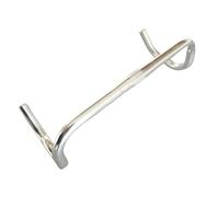 F Fityle Manubrio per Bici da Corsa, Manubrio per Bici Curvo, componente in Lega di Alluminio, Barra da Corsa Professionale, Parte di Ricambio, Argento