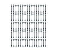 F Fityle Mini Modelli di lampioni stradali, modellismo Ferroviario, lampione, Decorazione in 1:75, Ho Oo per progetti Fai da Te di micropaesaggi, 100 Pezzi