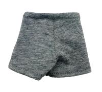 F Fityle Mini Pantaloncini in Scala 1:6, Vestiti Casual alla Moda, per Action Figure da 12'', Accessori e Costumi, Grigio