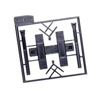 F Fityle Modello di Sollevatore a Due colonne in 1:64 Fai da Te, Auto pressofusa, espositore Fotografico, Simulazione, Diorama, Accessori, Sollevatore