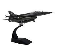 F Fityle Modello pressofuso di Aereo da Caccia F16 in Lega 1/72 Modello di Aereo retrò, Corpo aerodinamico con espositore per scaffale del caffè, armadietto