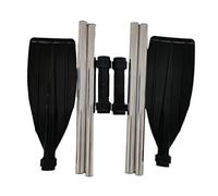 F Fityle Pagaie da Kayak, Pagaia Telescopica, Pagaia Doppia SUP, Pagaia Convertibile Durevole per Surf Galleggiante Doppia di Carbonio