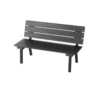 F Fityle Panchina con Schienale in Miniatura, Mini panchina da Parco, Accessori Decorativi per Giardino delle Fate, per Micro Paesaggio, casa delle Bambole,