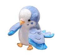 F Fityle Pappagallo, Pupazzo di Peluche per Bambini, Morbido e Realistico, da 20 cm, a Forma di Uccello, per raccontare storie, per la Scuola, Blu