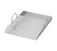 F Fityle Piastra di cottura in acciaio inossidabile 18,74x13,27" con portelloni posteriori e maniglie, antiaderente, robusta, accessorio per barbecue
