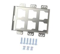 F Fityle Piastra di montaggio per cassone di camion, montaggio a parete sul pavimento, pannello di per utensili in argento, di organizzazione per