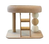 F Fityle Piccolo Albero per Gatti a Torre con trespolo Superiore, Struttura per Arrampicata, tiragraffi, Giocattolo per l'addestramento, Accessori per