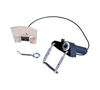 F Fityle Pickup per violino, pickup per microfono a contatto piezoelettrico professionale con jack di uscita, controllo del volume passivo per insegnare lo