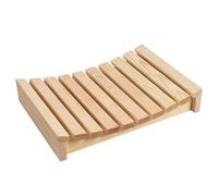F Fityle Poggiatesta per Sauna Curvo in Legno Schienale per Sauna Accessorio per Il Bagno Antiscivolo Comodo Supporto per Schienale in Legno per Camera da